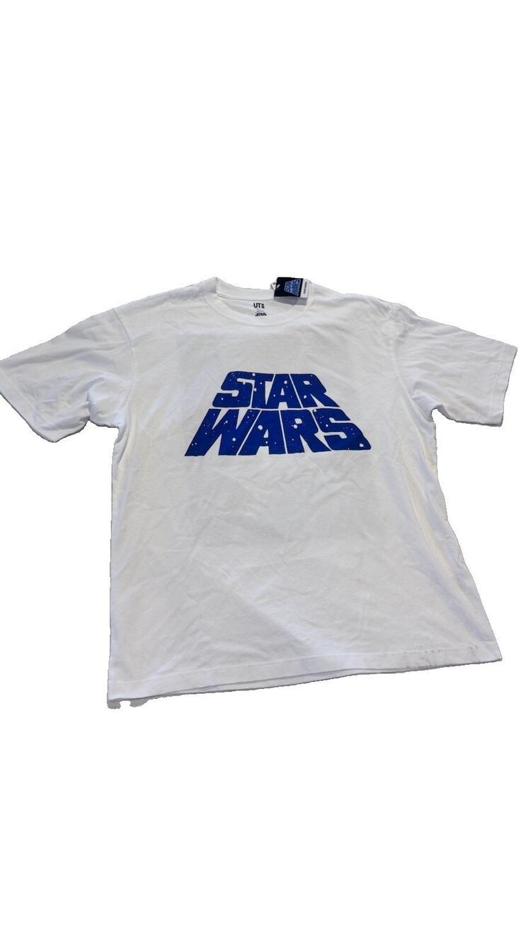 Uniqlo UT Star Wars Kosuke Kawamura Remastered T-Shirt Men's L White Oversized